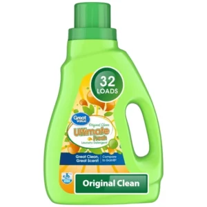 Great Value Ultimate Fresh Laundry Detergent, Original Clean, 46 fl oz, 32 Loads