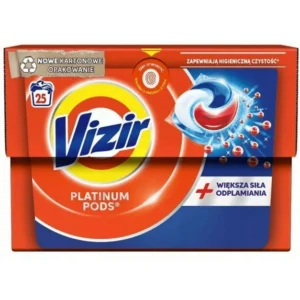 Vizir Platinum Pods for White and Light Fabrics Laundry 25 Washes